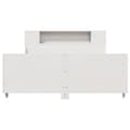 Miniatyrbillede 5 af 11: vidaXL sengeramme uden madras 150x200 cm massivt fyrretræ hvid