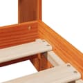 Miniatyrbilde 10 av 11: vidaXL Sengeramme uten madrass voksbrun 90x190 cm heltre furu