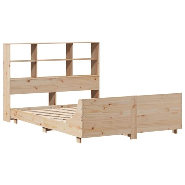 vidaXL Sengeramme uten madrass 140x200 cm heltre furu