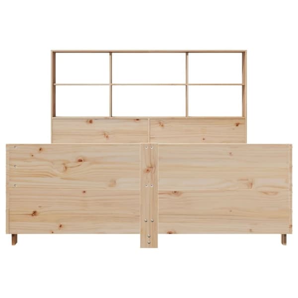 vidaXL Sengeramme uten madrass 140x200 cm heltre furu