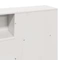 Miniatyrbilde 11 av 11: vidaXL Sengeramme med madrass hvit 200x200 cm heltre furu