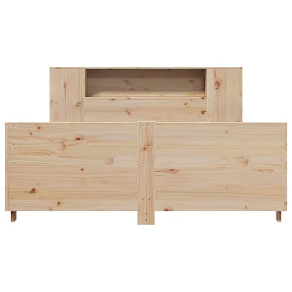 vidaXL Sengeramme uten madrass 140x200 cm heltre furu