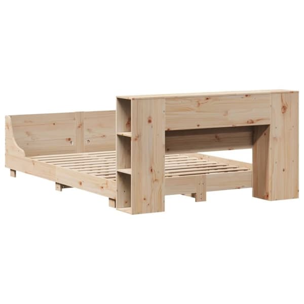 vidaXL Sengeramme uten madrass 140x200 cm heltre furu