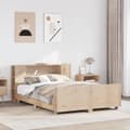 Miniatyrbilde 2 av 11: vidaXL Sengeramme uten madrass 140x200 cm heltre furu