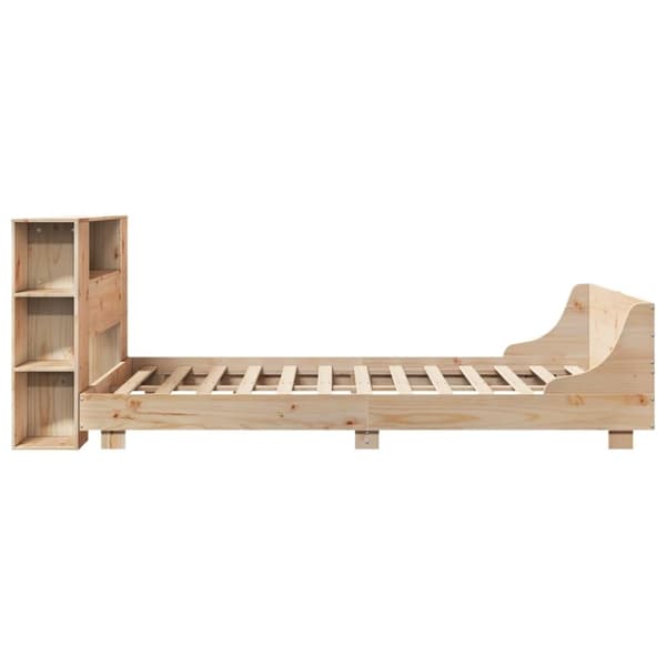 vidaXL Sengeramme uten madrass 120x200 cm heltre furu