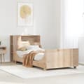 Miniatyrbilde 2 av 11: vidaXL Sengeramme uten madrass 100x200 cm heltre furu