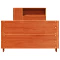 Miniatyrbilde 5 av 11: vidaXL Sengeramme uten madrass voksbrun 90x200 cm heltre furu