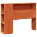 Miniatyrbilde 7 av 11: vidaXL Sengeramme uten madrass voksbrun 90x200 cm heltre furu