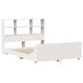Miniatyrbilde 4 av 11: vidaXL Sengeramme uten madrass hvit 120x200 cm heltre furu