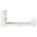 Miniatyrbilde 8 av 11: vidaXL Sengeramme uten madrass hvit 120x200 cm heltre furu
