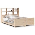 Miniatyrbilde 3 av 11: vidaXL Seng med bokhylle uten madrass 120x200 cm heltre