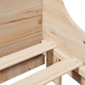 Miniatyrbilde 10 av 11: vidaXL Seng med bokhylle uten madrass 120x200 cm heltre