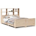 Miniatyrbilde 3 av 11: vidaXL Seng med bokhylle uten madrass 160x200 cm heltre