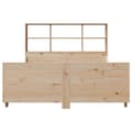 Miniatyrbilde 5 av 11: vidaXL Seng med bokhylle uten madrass 160x200 cm heltre