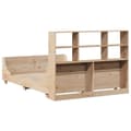 Miniatyrbilde 9 av 11: vidaXL Seng med bokhylle uten madrass 160x200 cm heltre