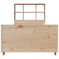 Miniatyrbilde 5 av 11: vidaXL Seng med bokhylle uten madrass 100x200 cm heltre