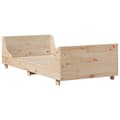 Miniatyrbilde 6 av 11: vidaXL Seng med bokhylle uten madrass 100x200 cm heltre