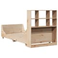 Miniatyrbilde 9 av 11: vidaXL Seng med bokhylle uten madrass 100x200 cm heltre