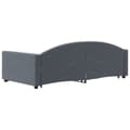 Miniatyrbillede 6 af 10: vidaXL daybed med udtræk 100x200 cm velour mørkegrå