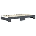 Miniatyrbillede 8 af 10: vidaXL daybed med udtræk 100x200 cm velour mørkegrå