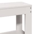 Miniatyrbilde 11 av 11: vidaXL Sengeramme uten madrass hvit 140x190 cm heltre furu