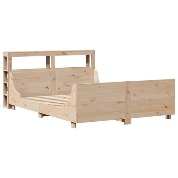 vidaXL Sengeramme uten madrass 150x200 cm heltre furu