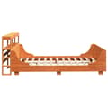 Miniatyrbilde 8 av 11: vidaXL Sengeramme uten madrass voksbrun 140x200 cm heltre furu
