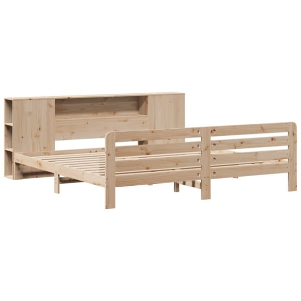vidaXL Sänky ilman patjaa 200x200 cm täysi mänty