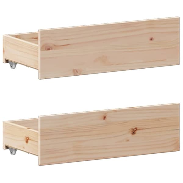 vidaXL Seng med bokhylle uten madrass 160x200 cm heltre furu