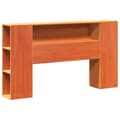 Miniatyrbilde 7 av 11: vidaXL Sengeramme uten madrass brun 135x190 cm heltre furu