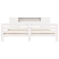 Miniatyrbilde 5 av 11: vidaXL Sengeramme uten madrass hvit 180x200 cm heltre furu