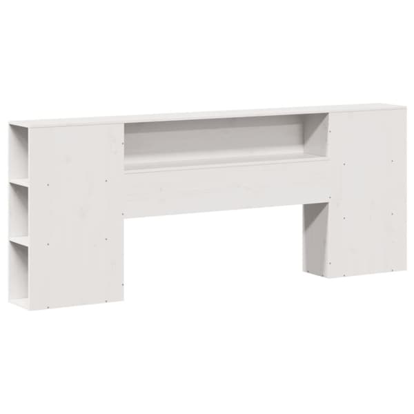 vidaXL sengeramme uden madras 200x200 cm massivt fyrretræ hvid