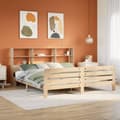 Pikkukuva 2 / 11: vidaXL Sängynrunko ilman patjaa 180x200 cm täysi mänty