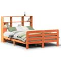 Miniatyrbilde 3 av 11: vidaXL Sengeramme uten madrass voksbrun 120x200 cm heltre furu