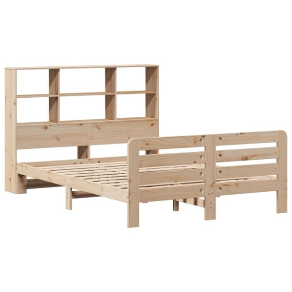 vidaXL Sengeramme uten madrass 140x190 cm heltre furu