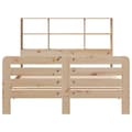 Miniatyrbilde 5 av 11: vidaXL Sengeramme uten madrass 140x190 cm heltre furu