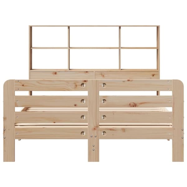 vidaXL Sengeramme uten madrass 140x190 cm heltre furu