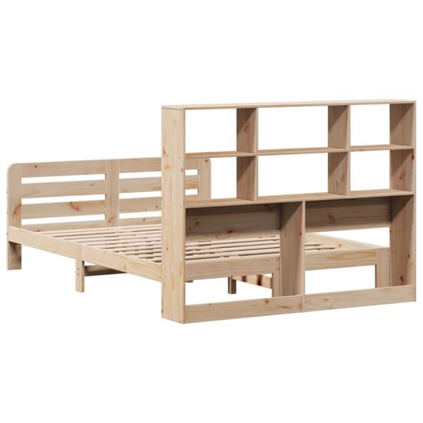 vidaXL Sengeramme uten madrass 140x190 cm heltre furu