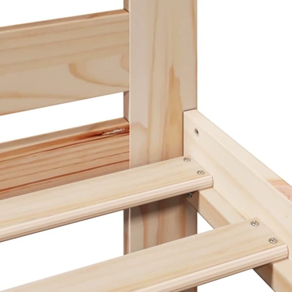 vidaXL Sengeramme uten madrass 140x190 cm heltre furu