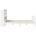 Miniatyrbilde 6 av 11: vidaXL Sengeramme uten madrass hvit 120x190 cm heltre furu