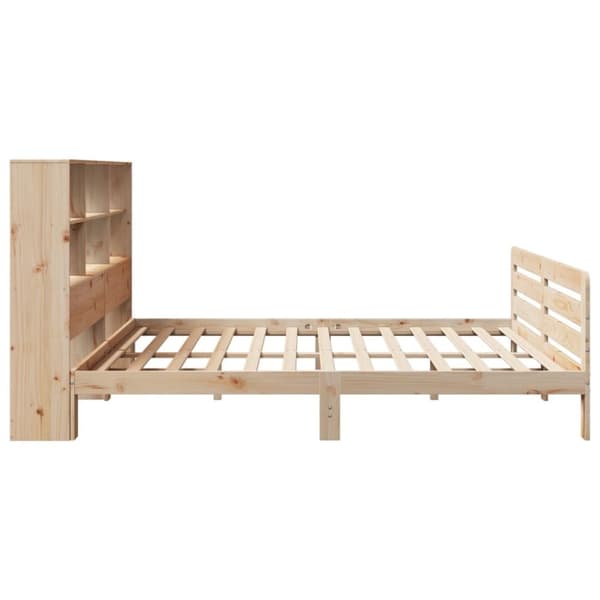 vidaXL sengeramme uden madras 200x200 cm massivt fyrretræ