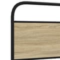 Miniatyrbillede 9 af 10: vidaXL sengeramme uden madras 183x213 cm metal sonoma-eg