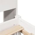 Miniatyrbilde 10 av 11: vidaXL Seng med bokhylle uten madrass hvit 100x200 cm heltre furu