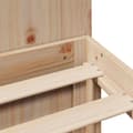 Miniatyrbilde 10 av 11: vidaXL Seng med bokhylle uten madrass 140x190 cm heltre furu