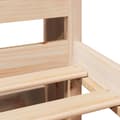 Miniatyrbilde 10 av 11: vidaXL Seng med bokhylle uten madrass 100x200 cm heltre furu