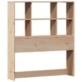 Miniatyrbilde 8 av 11: vidaXL Seng med bokhylle uten madrass 75x190 cm heltre furu