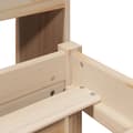 Miniatyrbilde 10 av 11: vidaXL Seng med bokhylle uten madrass 75x190 cm heltre furu