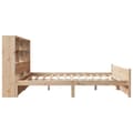Miniatyrbilde 6 av 11: vidaXL Seng med bokhylle uten madrass 150x200 cm heltre furu