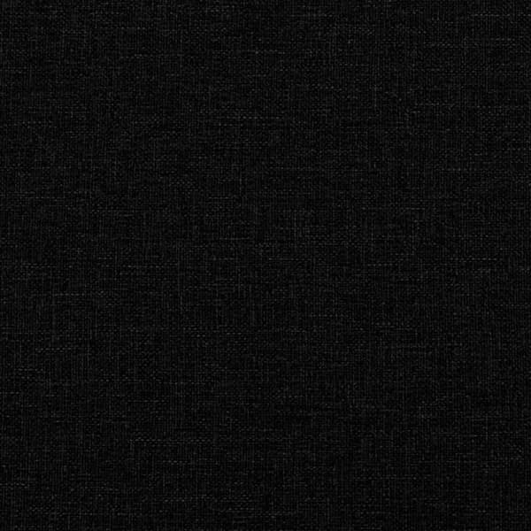 Sängram utan madrass svart 200x200 cm tyg