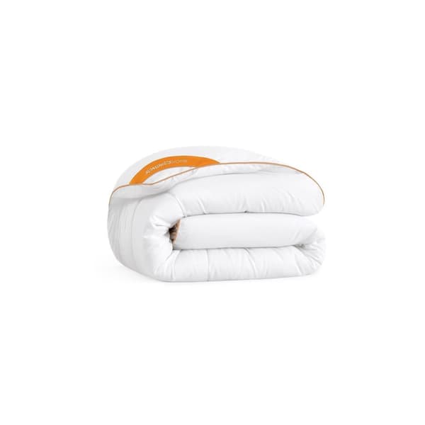 Rootz Cloud White Duvet - Täcke - Överkast - 300 GSM mikrofiber - 200 cm x 135 cm - Lättvikt - 8 öglor